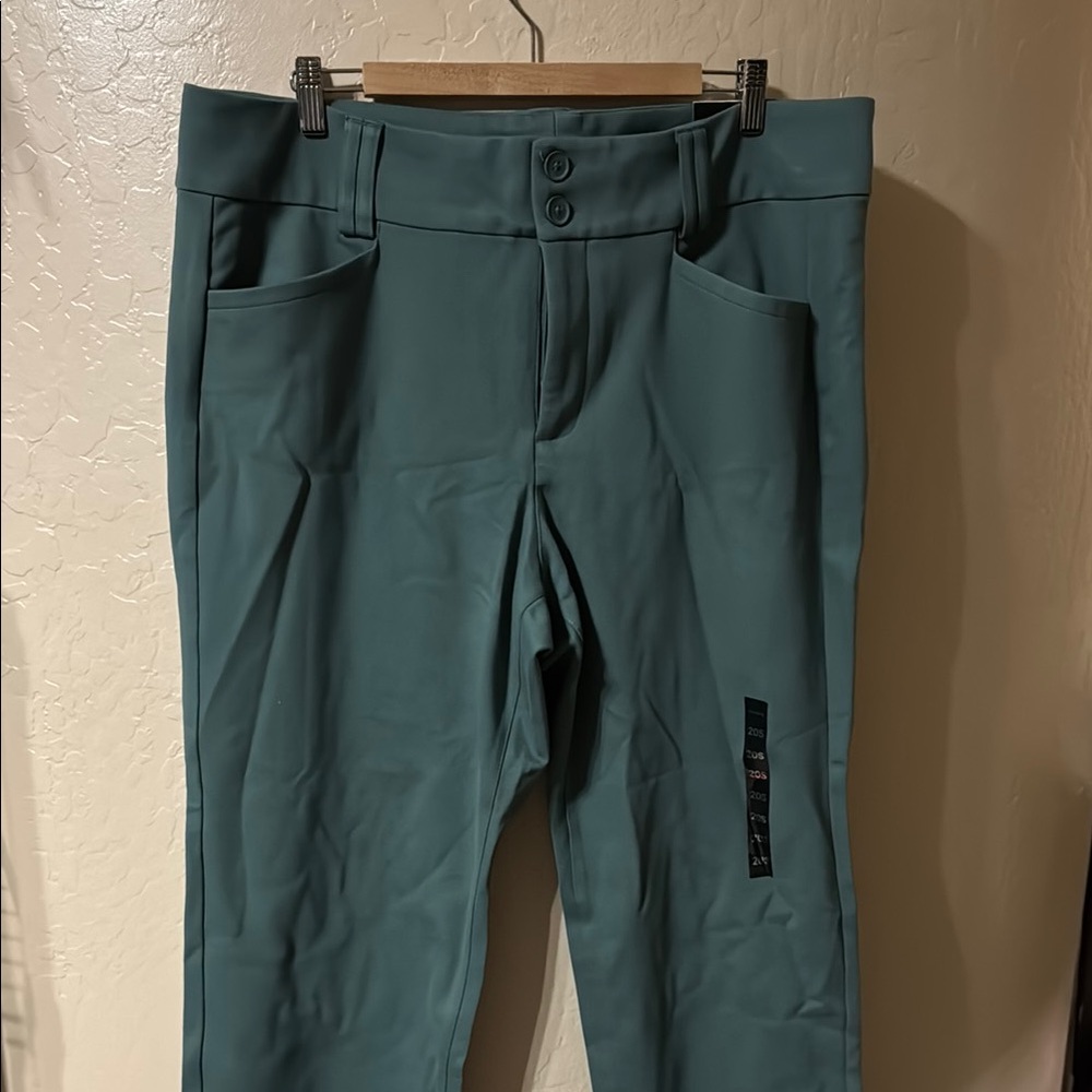 Torrid Green Straight Leg Pants